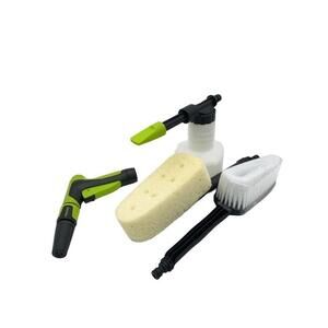 Aqua Joe 4-in-1 Garden Car & Household Hose Attachment Kit